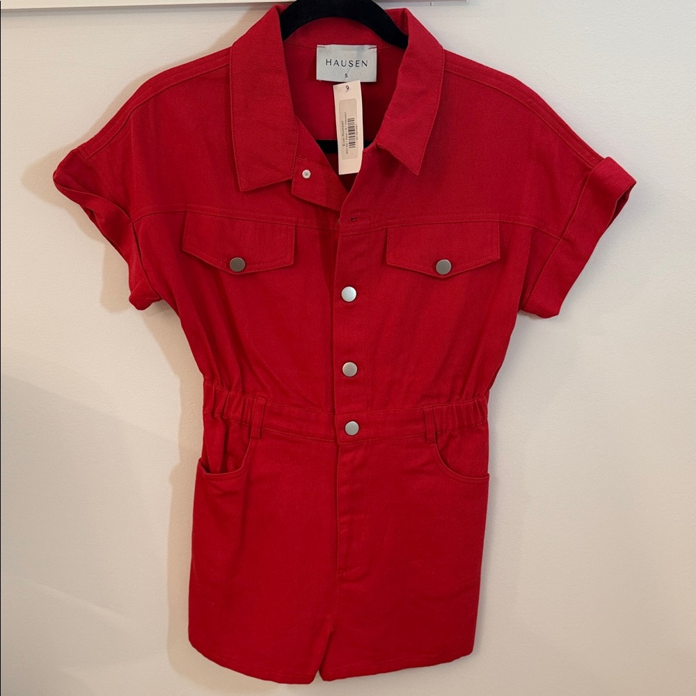 NWT Hausen Women’s Red Romper